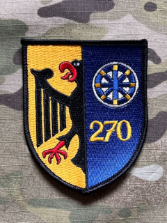 German Patch Bundeswehr TrspBtl 270 - Transportbataillon 270 - Nürnberg - Color - nášivka