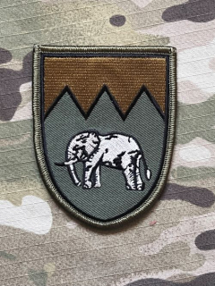German Patch Bundeswehr LogBtl 467 - Logistikbataillon 467 - Olive - Velcro - nášivka