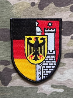 German Patch Bundeswehr Helmut-Schmidt-Universität der Bundeswehr Hamburg - Color - Velcro - nášivka