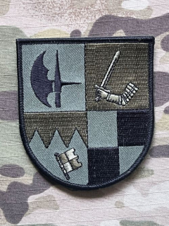 German Patch Bundeswehr ErsBtl 878 - Ersatzbataillon 878 - Marktbergel - Olive - Velcro - nášivka