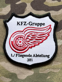 German Patch Bundeswehr 1./FlgAbt 301 - 1./Fliegende Abteilung 301 - KFZ-Gruppe - Color - Velcro - nášivka