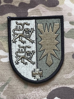 German Patch Bundeswehr LKdo SH - Landeskommando Schleswig-Holstein - Olive - Velcro - nášivka