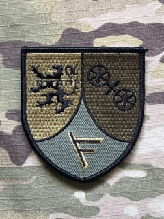 German Patch Bundeswehr FüUstgRgt 40 - Führungsunterstützungsregiment 40 - Mainz - Olive - Velcro - nášivka