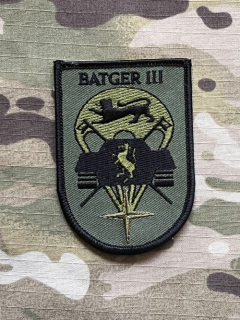 German Patch Bundeswehr BATGER III - Gepanzerter Einsatzverband III - SFOR - Olive - nášivka