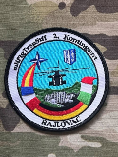 German Patch Bundeswehr mHFlgTrspStff - 2. Kontingent SFOR - Rajlovac - nášivka