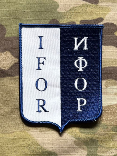 German Patch Bundeswehr IFOR - Bosnia and Herzegovina Patch - Color - Large - nášivka