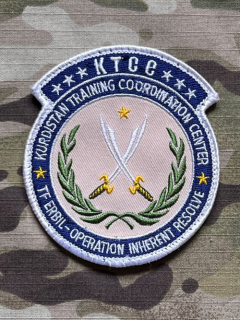 KTCC - Kurdistan Training Coordination Center - TF Erbil - Operation Inherent Resolve Patch - nášivka