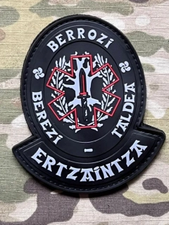 PoliceFirePatches Spain Ertzaintza - Berrozi - Medic PVC - nášivka