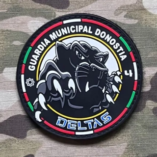 PoliceFirePatches Spain Guardia Municipal Donostia - Deltas PVC Patch - nášivka