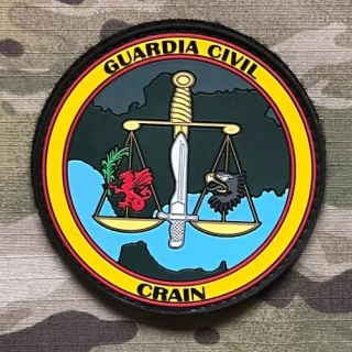 PoliceFirePatches Spain Guardia Civil - Crain PVC Patch - nášivka