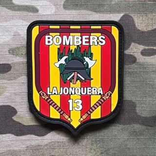 PoliceFirePatches Spain Bombers - La Jonquera 13 PVC Patch - nášivka