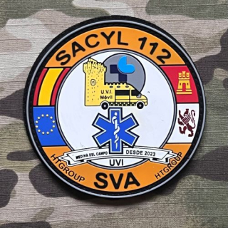 PoliceFirePatches Spain SACYL 112 - SVA PVC Patch - nášivka