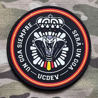 PoliceFirePatches Spain Policia Nacional - UCDEV PVC - nášivka