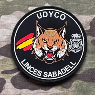 PoliceFirePatches Spain Policia Nacional - UDYCO PVC - nášivka
