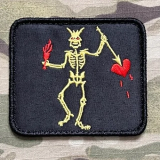 NoName Blackbeard Skeleton Patch - nášivka
