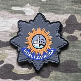 PoliceFirePatches Spain Policia Municipal - Udalzaingoa PVC Patch - nášivka