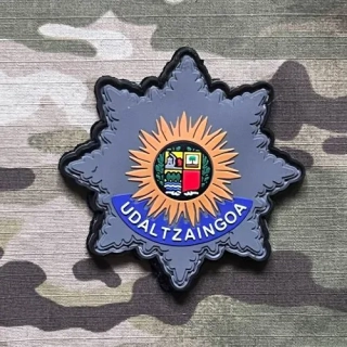 PoliceFirePatches Spain Policia Municipal - Udalzaingoa PVC Patch - nášivka