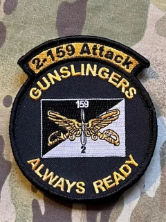 US. Army - 159th Aviation Regiment - 2nd Squadron - Gunslingers Patch - nášivka