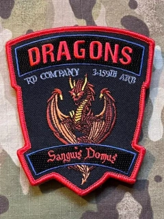 US. Army - 159th Aviation Regiment - 3rd Squadron - RD Company - Dragons Patch - Color - nášivka