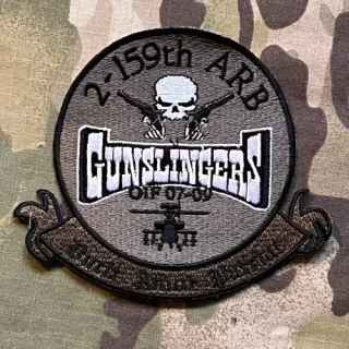 US. Army - 159th Aviation Regiment - 2nd Squadron - Gunslingers Patch - nášivka