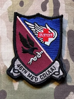 US. Army - 58th Medical Company - DUSTOFF Patch - Color - nášivka