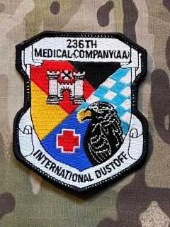 US. Army - 236th Medical Company (AA) - International DUSTOFF Patch - Color - nášivka