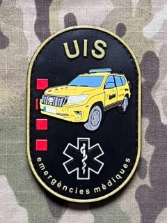 PoliceFirePatches Spain Emergéncies Médiques - UIS PVC - nášivka