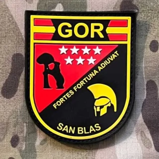 PoliceFirePatches Spain Policia Nacional - GOR - San Blas PVC - nášivka
