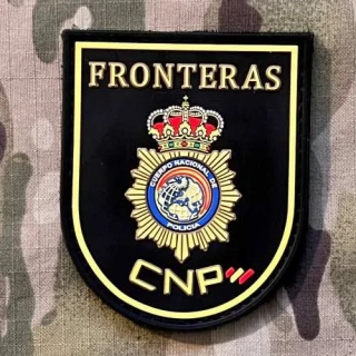 PoliceFirePatches Spain Policia Nacional - Fronteras PVC - nášivka