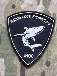 PoliceFirePatches Spain Policia Local - UNOC - Formentera PVC - nášivka