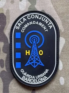 PoliceFirePatches Spain Guárdia Urbana - H0 Sala Conjunta Comandament - Barcelona PVC - nášivka