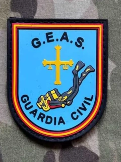 PoliceFirePatches Spain Guárdia Civil - GEAS PVC - nášivka