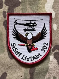 German Patch Bundeswehr StStff LfzTAbt 302 - Stabsstaffel Luftfahrzeugtechnische Abteilung 302 - Color - nášivka