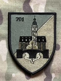 German Patch Bundeswehr PzPiBtl 701 - Panzerpionierbataillon 701 - Olive - Velcro - nášivka