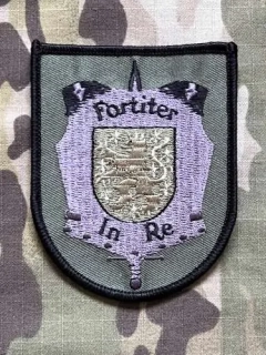 German Patch Bundeswehr PzBtl 393 - Panzerbataillon 393 - Olive - nášivka