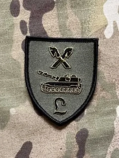 German Patch Bundeswehr PzArtLehrBtl 95 - Panzerartillerielehrbataillon 95 - Olive - nášivka