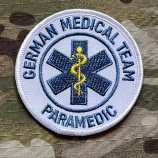 German Patch German Medical Team - Paramedic - Color - nášivka