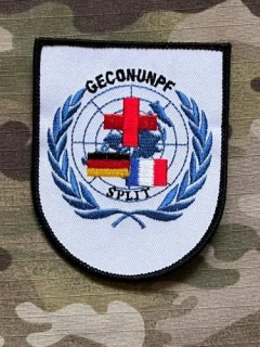 German Patch Bundeswehr Hospital GECONUNPF - Split/Croatia - nášivka