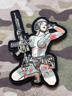 M-Tac Tactical Girl No.1 PVC Patch - Yakuza - nášivka