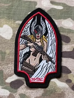 M-Tac Valkyrie Patch - Black/Red - nášivka