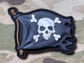 M-Tac Jolly Roger PVC Patch - Black - nášivka