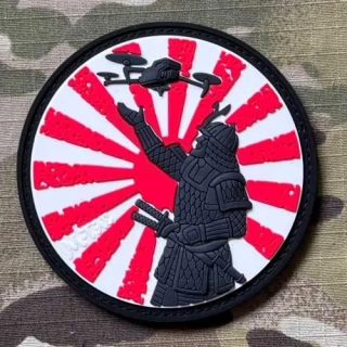 M-Tac Way of the Samurai PVC Patch - Black/White/Red - nášivka