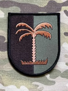 German Patch Bundeswehr PzBtl 33 - Panzerbataillon 33 - Olive - nášivka