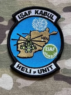 German Patch Bundeswehr Heli-Unit ISAF Kabul - nášivka