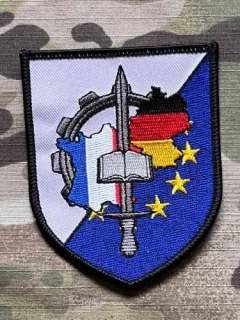 German Patch Bundeswehr DEU/FRA HFlgAusbZ TIGER - Deutsch/Französisches Heeresfliegerausbildungszentrum TIGER - Color - nášivka