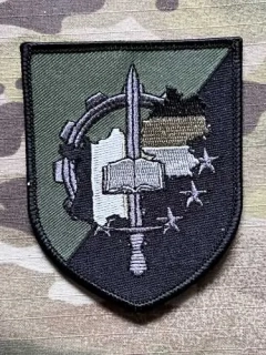 German Patch Bundeswehr DEU/FRA HFlgAusbZ TIGER - Deutsch/Französisches Heeresfliegerausbildungszentrum TIGER - Olive - nášivka