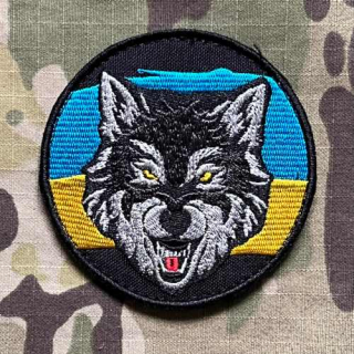 Ukrajina Military Velcro Patch Special Purpose Unit - Wolf - nášivka