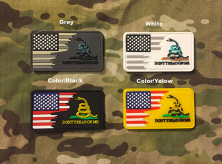 NoName DTOM US Flag PVC Patch - nášivka