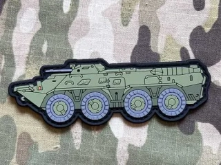 NoName Russia Military Equipment - BTR-80 PVC Patch - nášivka