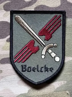 German Patch Luftwaffe FlgGrp TaktLwG 31 "B" - Fliegende Gruppe Taktisches Luftwaffengeschwader 31 "Boelcke" - Nörvenich - Olive - nášivka